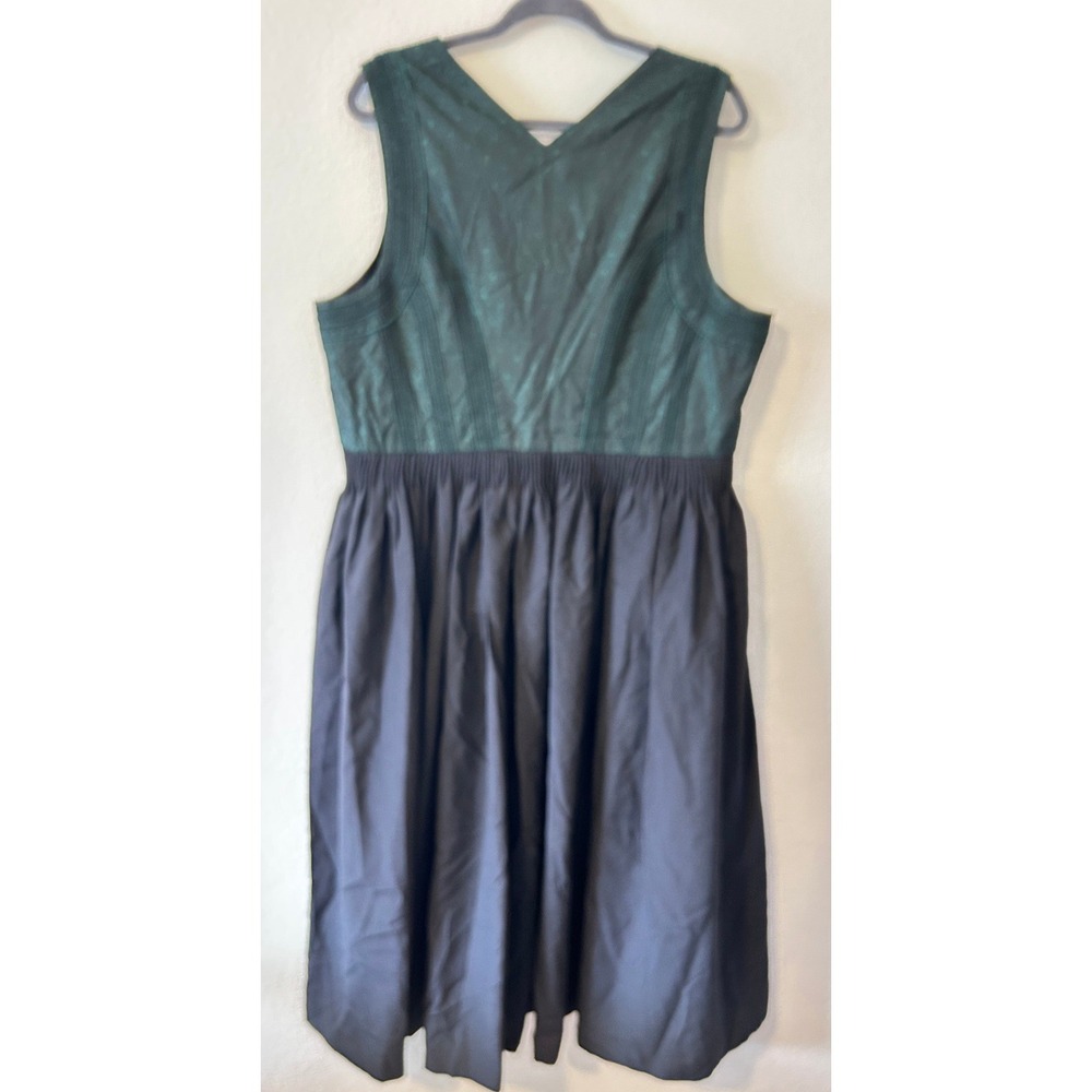 Folk Vintage Nordic Bergland Tracht Maxi Sleeveless Dirndl SZ 52 (XXL/3XL) - Picture 3 of 9